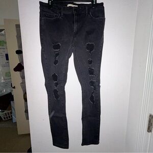 Levi’s 711 Skinny Ripped Jeans